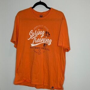 47 Brand Orange Spring Training Tee